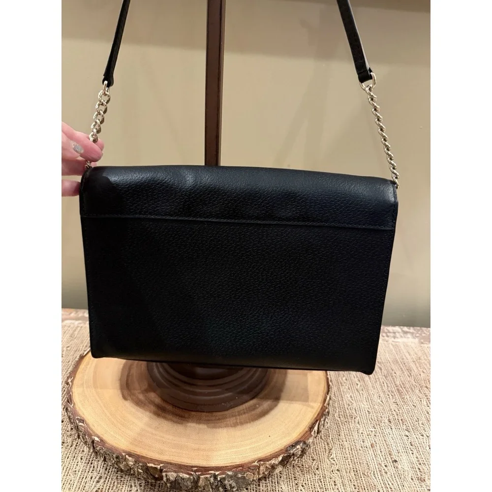 Kate Spade Robinson Street Zanni Crossbody Handbag‎ Black/white Preppy